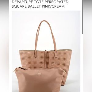 Anthropologie Remi/Reid Perforated Departure Tote NWT